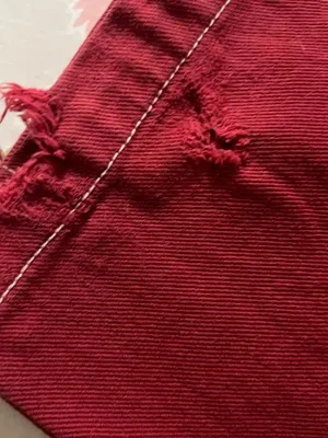 Grunge Garge red cargo pants. Size 25 thumbnail 7