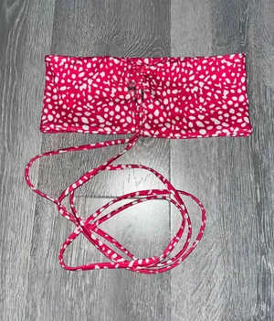 SheIn Strapless Pink Bikini Top thumbnail 2