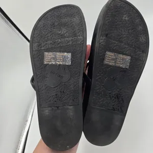 Sam & Libby Flip Flops Womens Size 7.5 Black Alexandra Thongs Summer Whimsygoth thumbnail 3