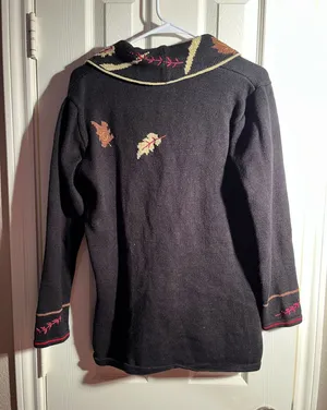 Owl sweater storybook knit size medium thumbnail 1