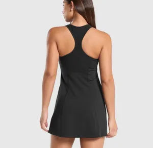 Gymshark Black Sport Dress in Black thumbnail 2