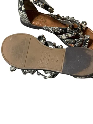 Circus by Sam Edelman Carla Snake Studded Gladiator Sandals Sz 7.5 thumbnail 6