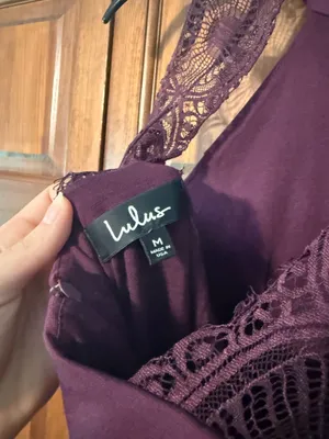 Lulus Dress Wine Red Mini thumbnail 5