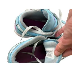 Jordan Air 1 Low GS 7Y 8.5W Glacier Blue White‎ Iridescent Sneakers FN7366-400 thumbnail 5