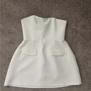 Odd Muse Strapless Dress White Size M thumbnail 7