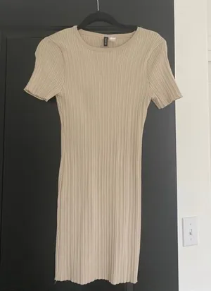 H&M Neutral Dress thumbnail 1