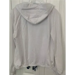 Cozy Karl Lagerfeld Men's or Women's White Hoodie with‎ Black Logo Print Fall thumbnail 4