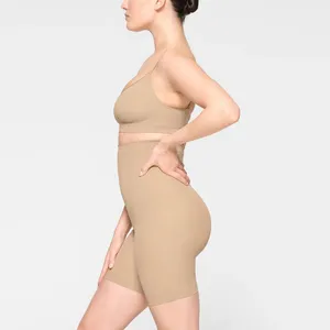 NWOT Skims Shapewear Seamless Sculpt Mid Thigh Short Beige Size‎ 2X thumbnail 2