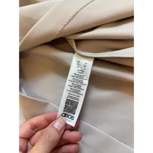 NWT ASOS Dress Size 4 Tan Flutter Sleeve Square Neck Chic Office Professional thumbnail 10