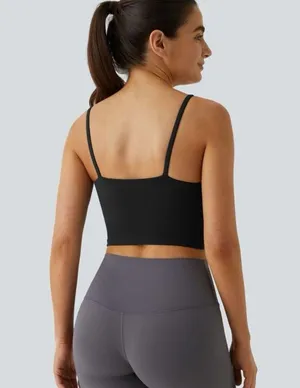 Halara 085HO.- Basic Padded Workout Cropped Tank Top. Size XSmall thumbnail 3