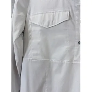 Mountain‎ Hardwear Citypass Popover Shirt Grey White Stripe Top M Camping Hiking thumbnail 3