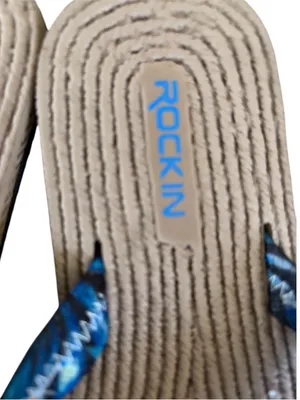 ROCKIN Flip Flop Sandals Women's Multicolored Size 10 NWT thumbnail 4