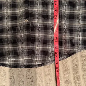 Wrangler Womens Black White Plaid Metallic Western Snap Button‎ Shirt LW4021X S thumbnail 6