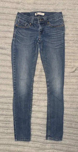 Levi’s 524 Too Superlow Low Rise Jeans Size 0 thumbnail 1