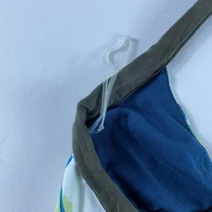Patagonia Dress Womens XS Blue Green Abstract Halter Built In‎ Bra Stretch 58816 thumbnail 8