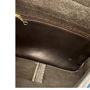 Vintage Coach Willis Bag‎ 9927 Black Leather Crossbody Satchel Brass Hardware thumbnail 11
