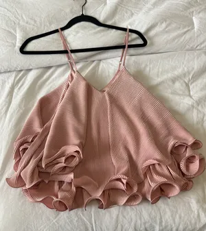 Pink Silk Top thumbnail 2