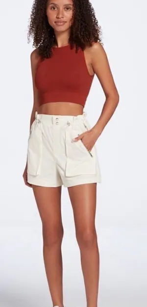 NWT Calia High Rise Paperbag Shirts Size Medium 3.5" Inseam thumbnail 1