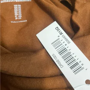 Amazon Essentials Brown Long Sleeve Top Size XS thumbnail 2