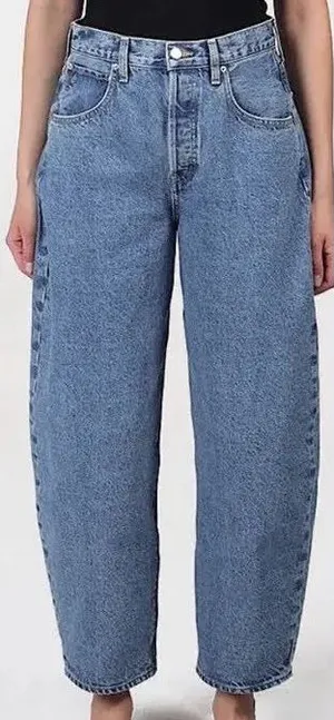 Ética Iris relaxed taper barrel jeans high waisted size by 26 thumbnail 1