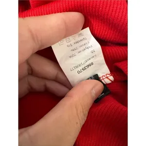 Red tank top blouse size small thumbnail 5