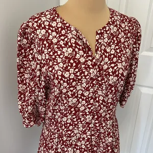Reformation Laylin Puff Sleeve Floral Mini Dress thumbnail 6