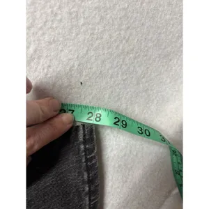 Madewell Perfect Vintage Jeans Womens 25 Black Mid-Rise Straight Leg Distressed thumbnail 5