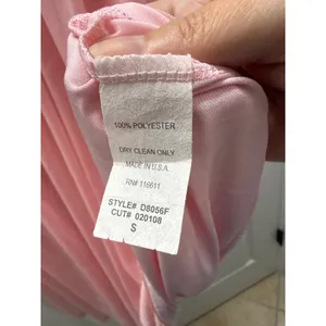 Maternal America Pink Baby Shower Maternity Dress V-Neck Empire Waist Small‎ NWT thumbnail 9