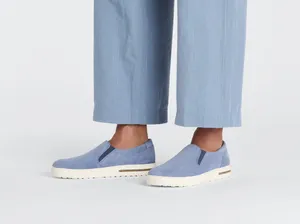BIRKENSTOCK Oswego blue suede slip on casual walking shoes women’s eur 40 new thumbnail 10
