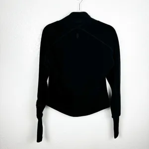 Free People Movement Black Soft Half Zip Sweater Size Medium thumbnail 6