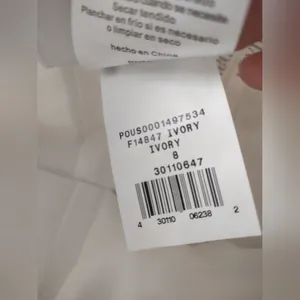 David's Bridal Strapless White Mini Wedding Bridal Dress thumbnail 8