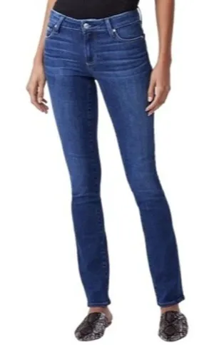 Paige‎ Jeans Women 27 Blue Medium Wash Denim Ankle Faded Skyline Skinny thumbnail 1