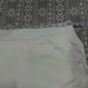 NEW Belyn Key Billie Golf‎ Skort In White And Green XL Tennis Walking FLAWED thumbnail 13
