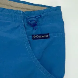 Columbia Sportswear Womens Mid Rise Cotton Blend Shorts Blue‎ Large thumbnail 2