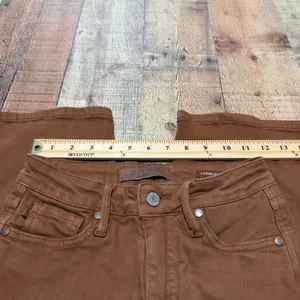 Judy Blue Women's Brown Denim High Rise Wide Leg Jeans Sz 1/25 Baggy 90s Stretch thumbnail 4