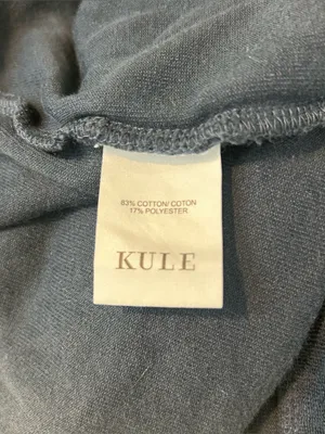 KULE The Terry Venus Shorts Dark Navy Blue Terrycloth Shorts Size Small thumbnail 11