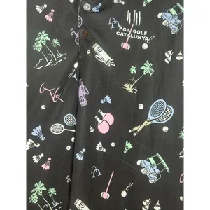 RLX Ralph Lauren Womens Sleeveless Polo Shirt Black Multi Sport Print XS PGA thumbnail 5