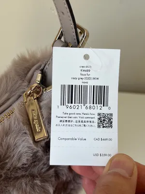 Kate Spade Nova Faux Fur Small Crescent Shoulder Bag thumbnail 6