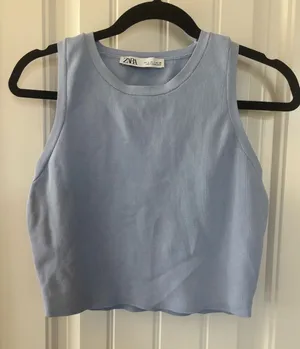 ZARA Blue Top thumbnail 1