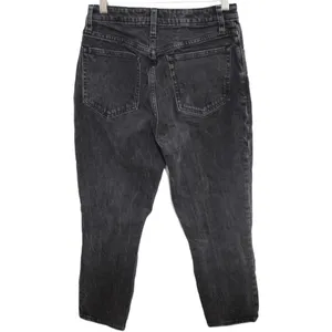 Abercrombie & Fitch Curve Love High Rise Mom Jean Black Denim Jeans Size 26 2 thumbnail 2