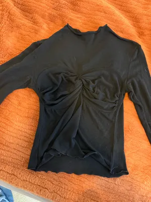 Black Detail Mesh Top thumbnail 1