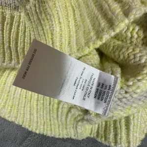 Faherty Striped Chunky Knit Cuddle Sweater XS‎ Yellow Bright Crew Butter So Soft thumbnail 6