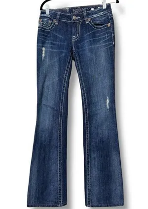 Miss Me denim jeans women's 27 Irene boot cut santa cruz color style JPD1001-12 thumbnail 1