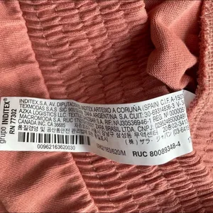 Zara Flowing Wide Leg Trousers in‎ Pink Size Medium thumbnail 12