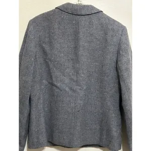 Vintage Pendleton Virgin Wool Blazer Women's Size Large Gray Academia 1950s USA thumbnail 7