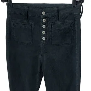 American Eagle Super Hi-Rise Flare Corduroy‎ Button Fly Retro Chic Rodeo 6 thumbnail 3