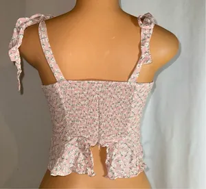 Audrey 3+1 Pink floral top thumbnail 4
