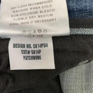 Joes Jeans Women Size 28 Patchwork Denim Blue Straight Buttonfly Festival Grunge thumbnail 11