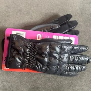 HEAD Women's Black Waterproof Hybrid Touchscreen Compatible Gloves Size M NEW thumbnail 7