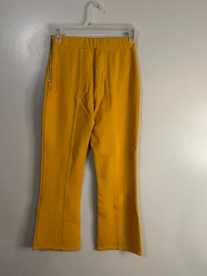 Lovers + Friends Mustard Yellow Straight Leg Pants Size XS thumbnail 2